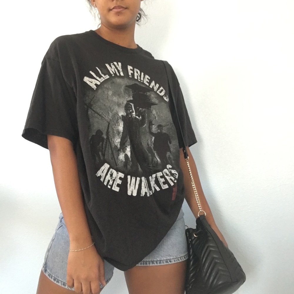 The Walking Dead black graphic tee